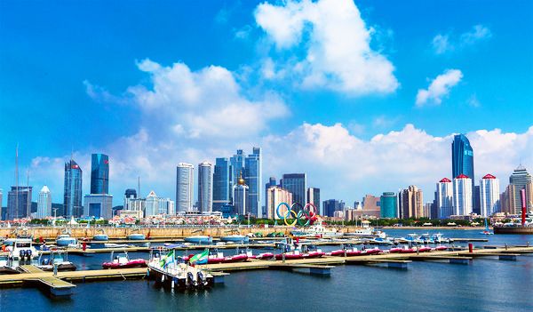 浮山湾沿海景观带